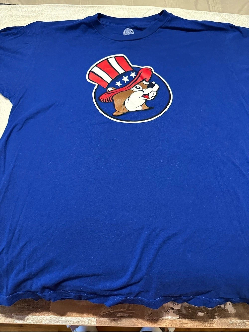 Buc-ee's Freedom Ringing Patriotic Graphic T-Shirt Blue